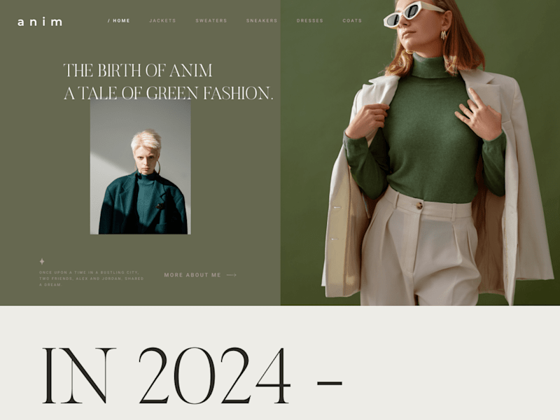 Cover image for ANIM Fashion I Fashion RWD Ecommerce website design
