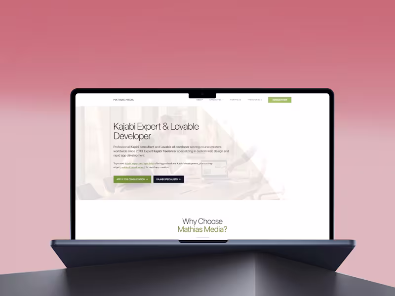 Cover image for Lovable / Flora-Built Vibe-Coded Agency Website