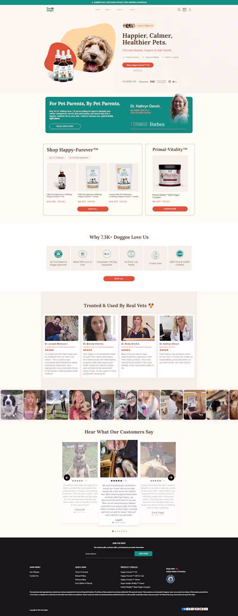 Cover image for Paw Origins | Complete Website Redesign & Development With Replo