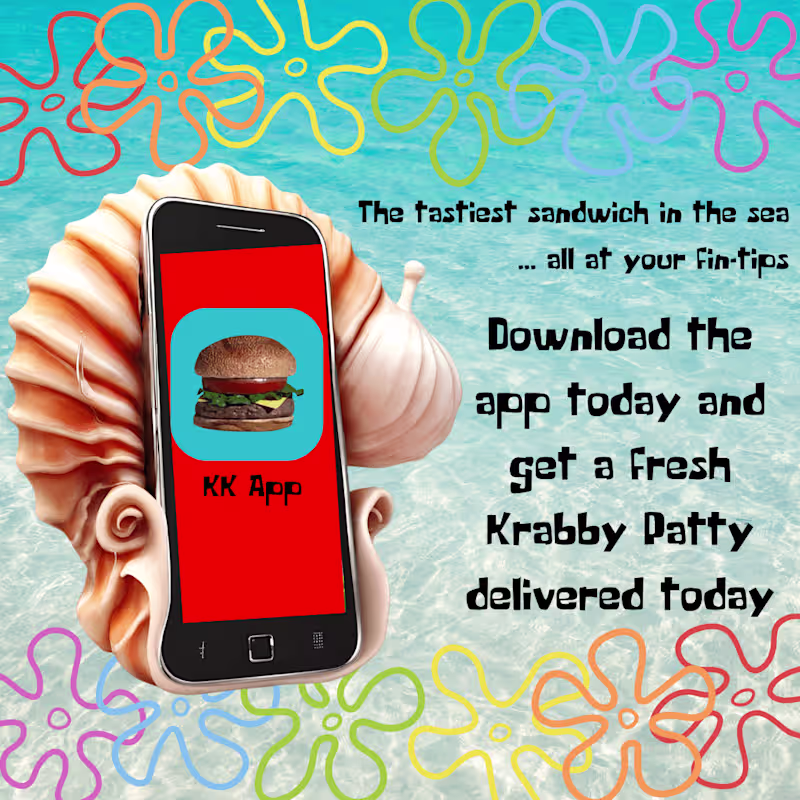Cover image for The Krusty Krab Delivery Service