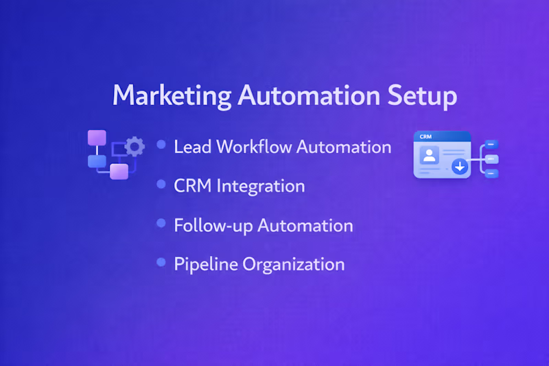 Cover image for Marketing Automation Setup