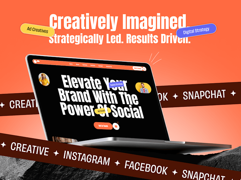 Cover image for Social Media Agency Website Redesign