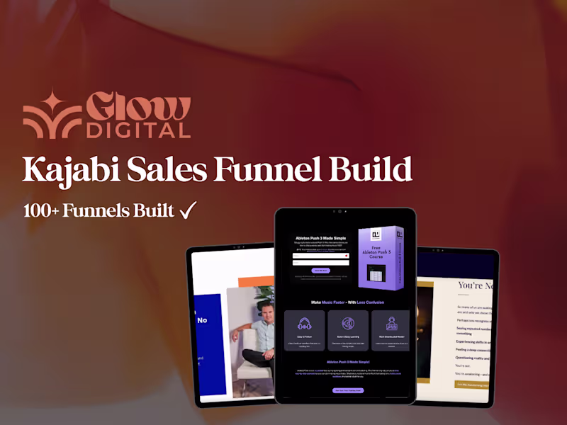 Cover image for Kajabi Sales Funnel Build