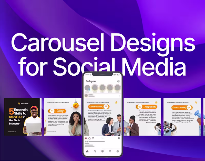 Cover image for Social Media Carousel Designs