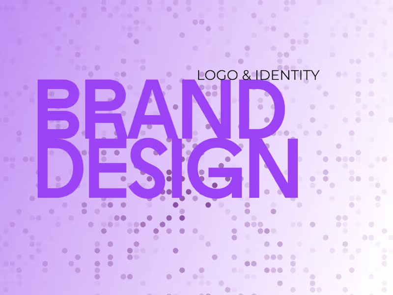 Cover image for Logo and identity design