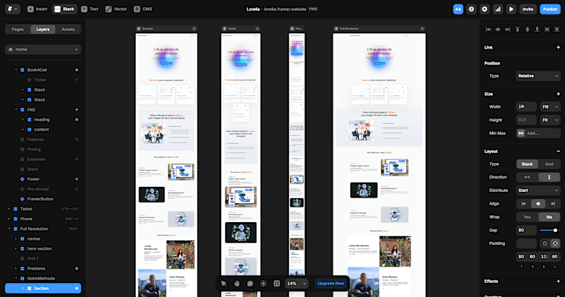 Cover image for 🤖 FRAMER NO CODE - AI AGENCY