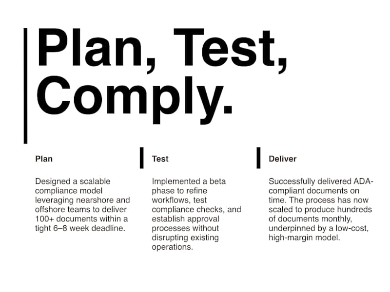 Cover image for Delivering ADA Compliance at Scale