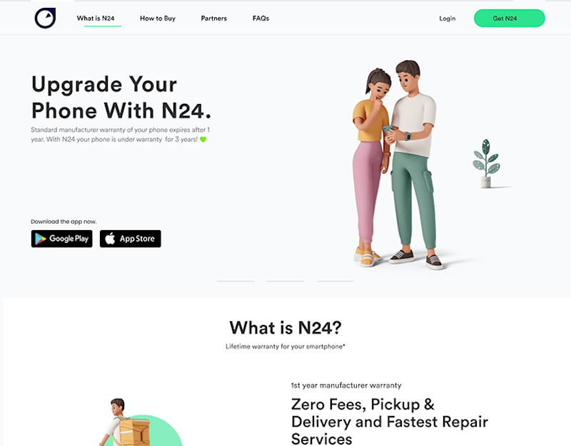 Cover image for Minimal Landing Page for fintech