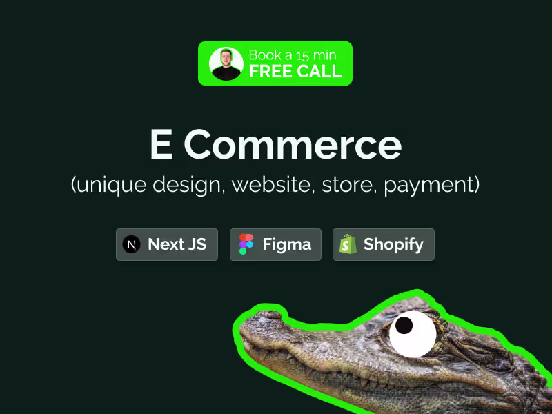 Cover image for Custom E-commerce Website