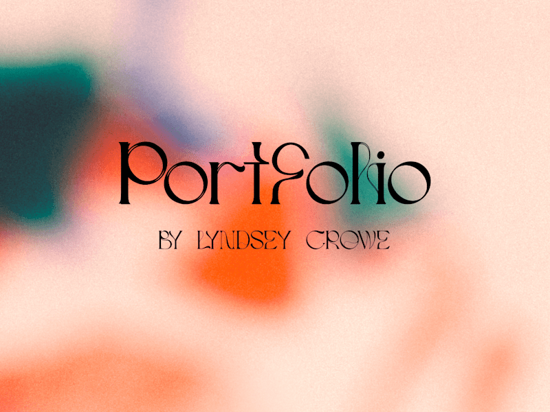 Cover image for Graphic Design Portfolio - Resume Section and TOC
