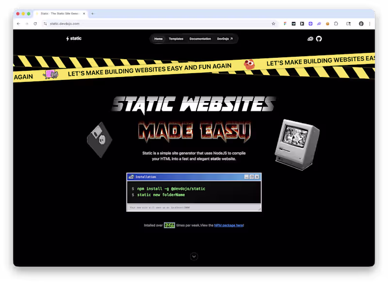 Cover image for Static Site Generator Development
