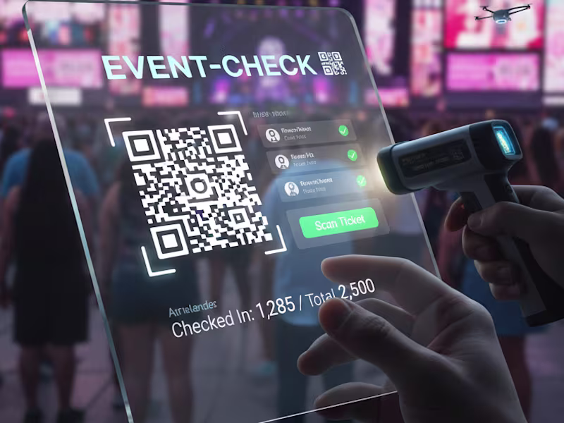 Cover image for Proud to have built a smart ticketing and QR check-in system...