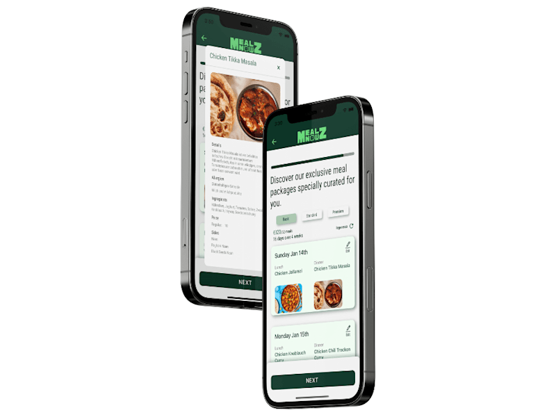 Cover image for Mealz Now: Meal subscription app for multi-brand restaurant.