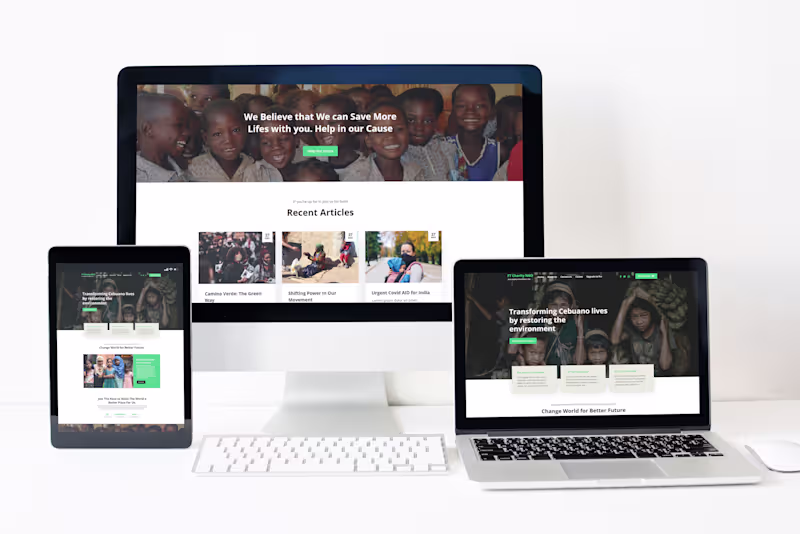 Cover image for CHARITY WEBSITE | NON PROFIT WEBSITE| NGO WEBSITE | DONATION