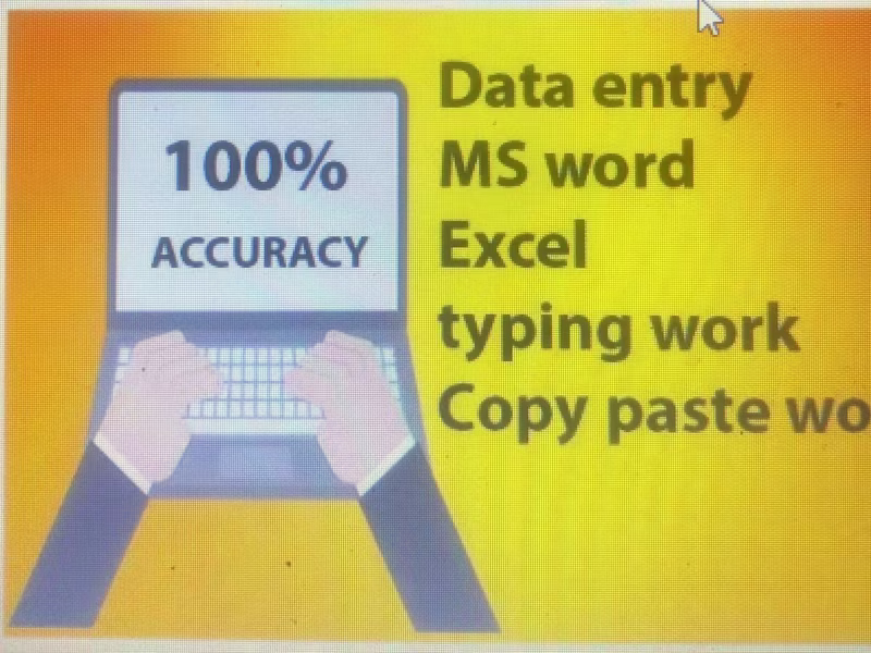 Cover image for Data entry and Administrative support