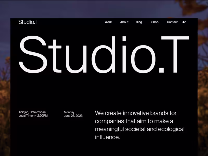 Cover image for Studio.T - Figma to Framer Development