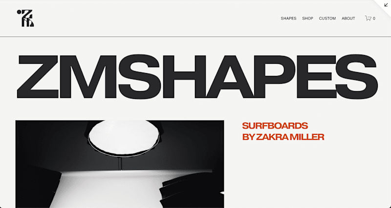 Cover image for ZM Shapes - Website