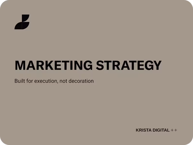 Cover image for Comprehensive Marketing Strategy 