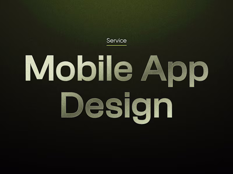 Cover image for Mobile App Design