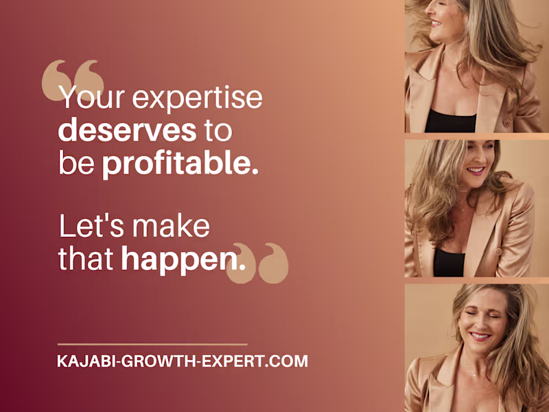 Cover image for Kajabi Growth Strategy Expert - Helping your scale your business