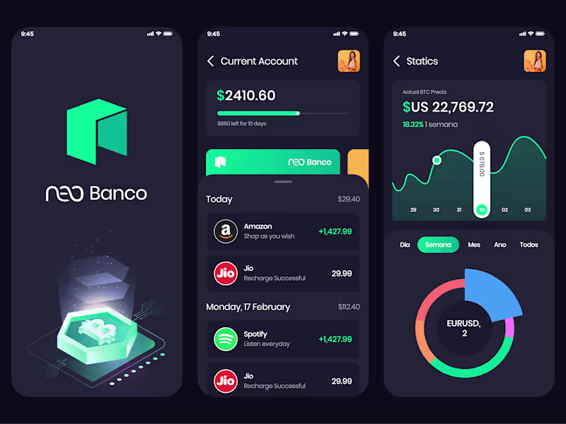 Cover image for Neo Banco - Crypto Exchange App