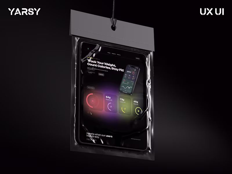 Cover image for SaaS Landing Page - Healthcare | Fitness app