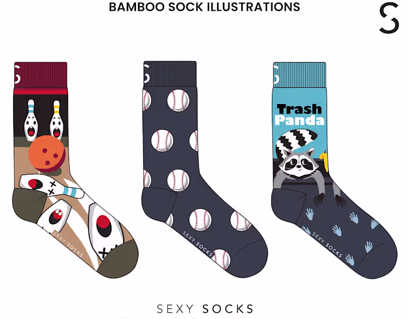 Cover image for Sexy Socks Bamboo Designs