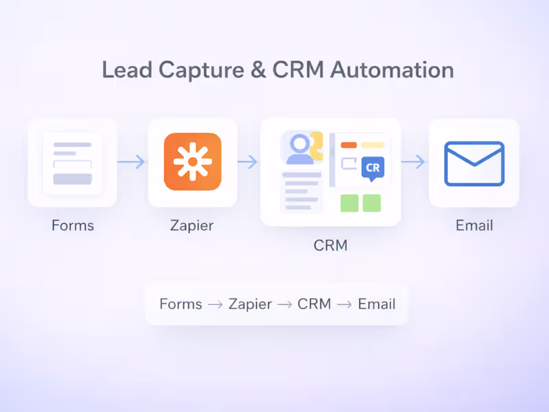 Cover image for Lead Capture & CRM Automation System Development