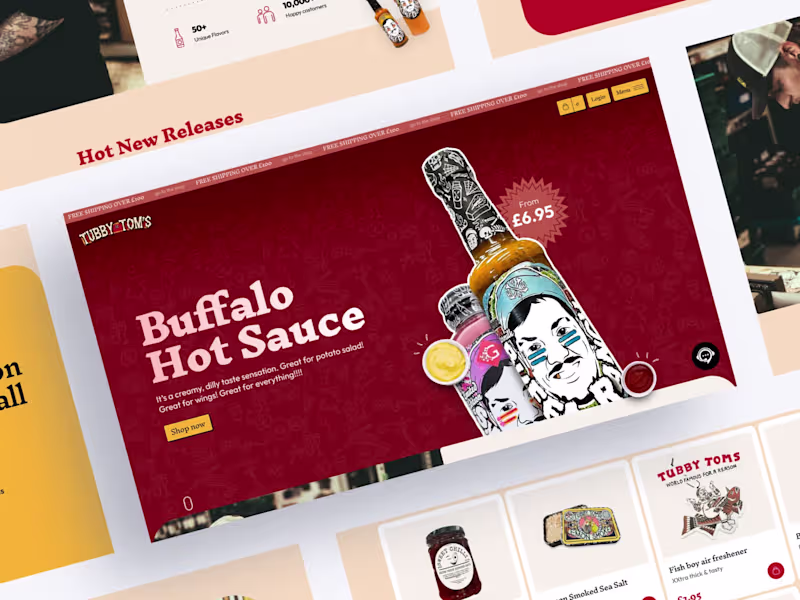 Cover image for Website UI Design