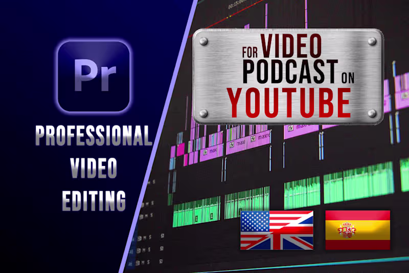 Cover image for Podcast video editor for youtube