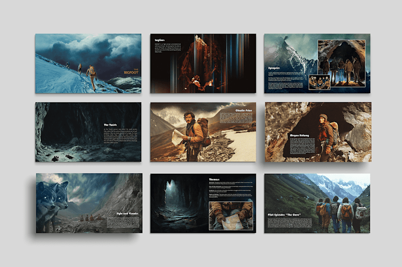Cover image for The Bigfoot – Sci-Fi Thriller Pitch Deck