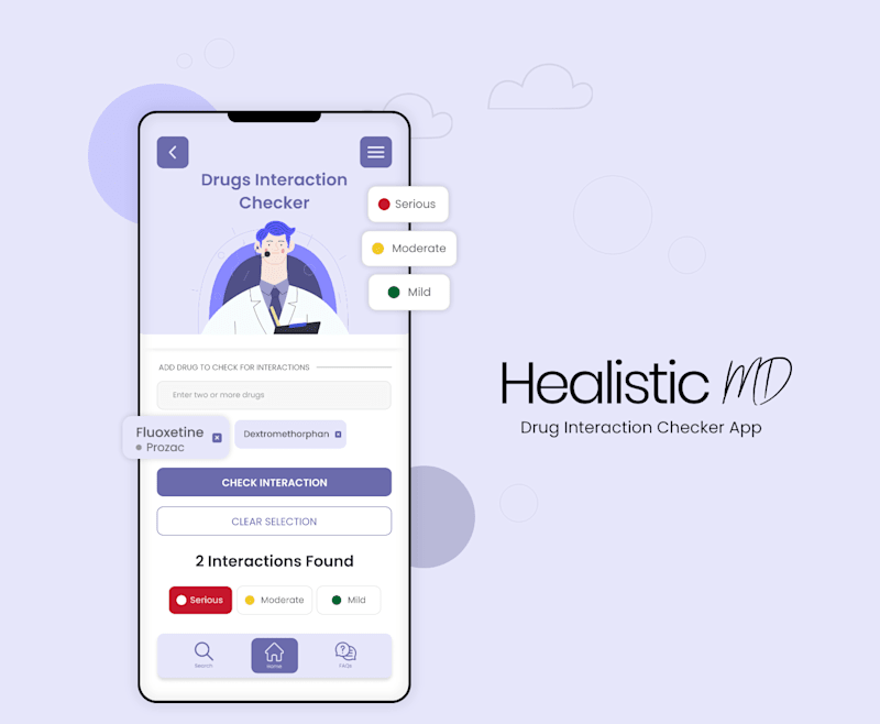 Cover image for App Design - Drug Interaction Checker