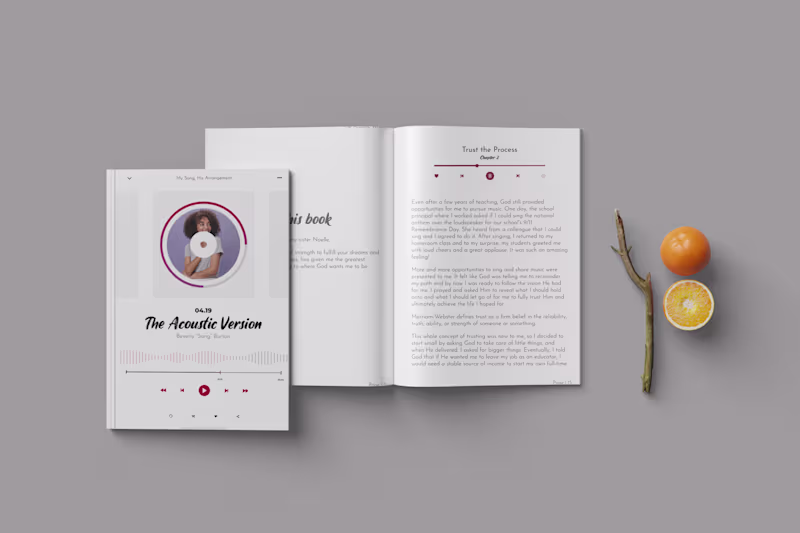 Cover image for iPhone Themed Musical Book interior and cover Design