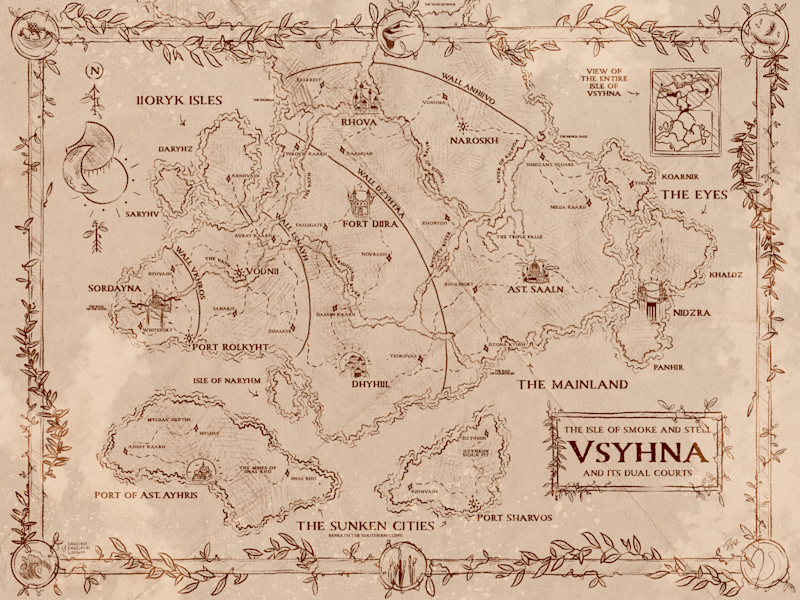 Cover image for Book Map (Country) — Vsyhna