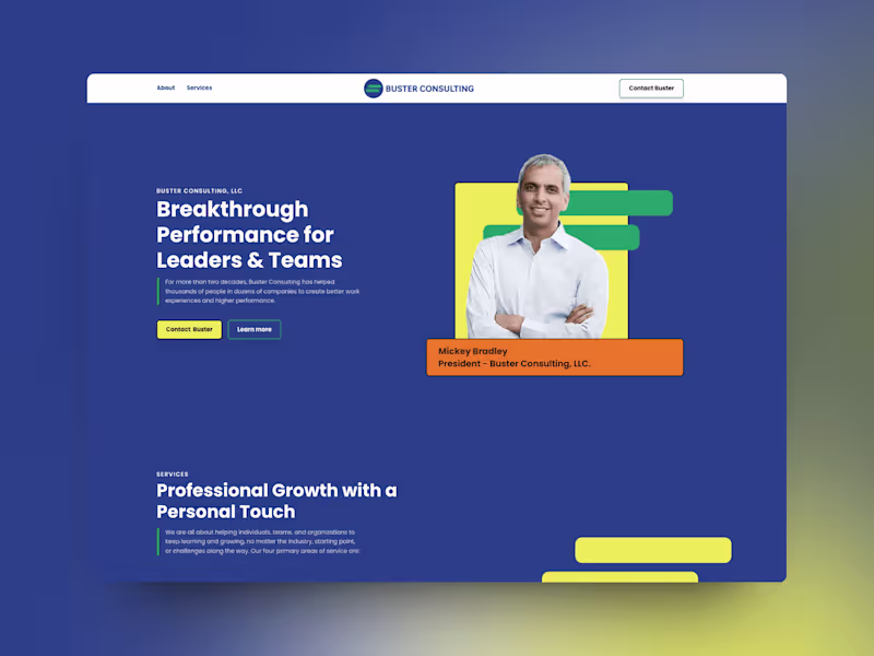 Cover image for Buster Consulting - Web design and development