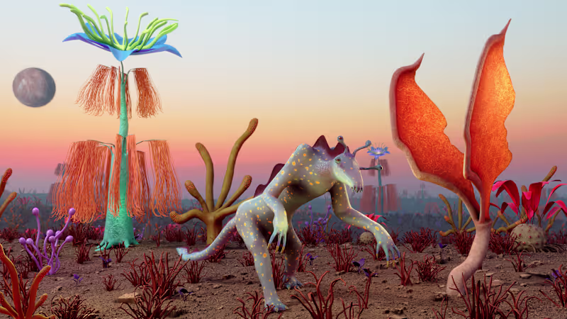 Cover image for Alien Landscape (3D Environment)