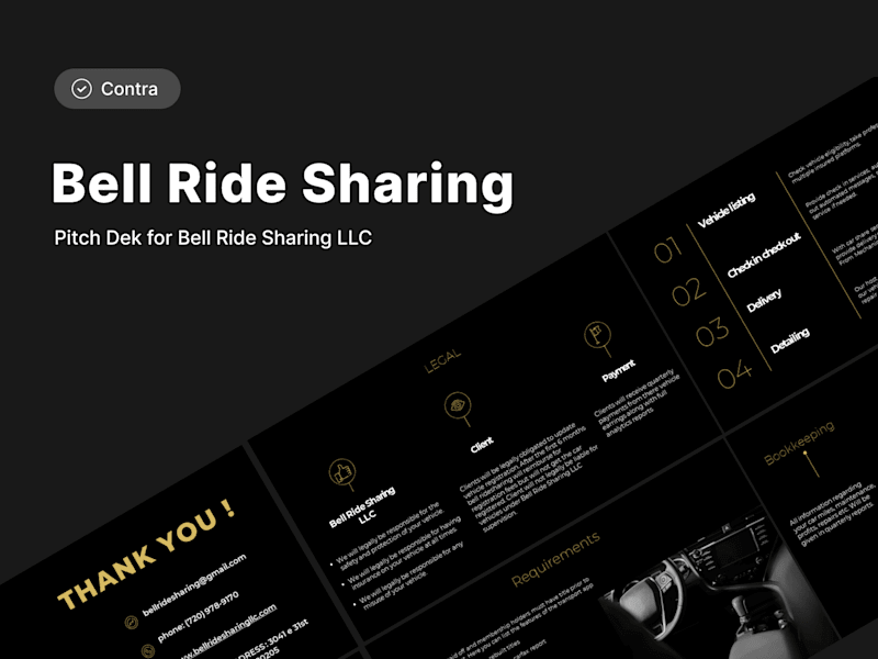 Cover image for Pitch deck for Bell Ride Sharing