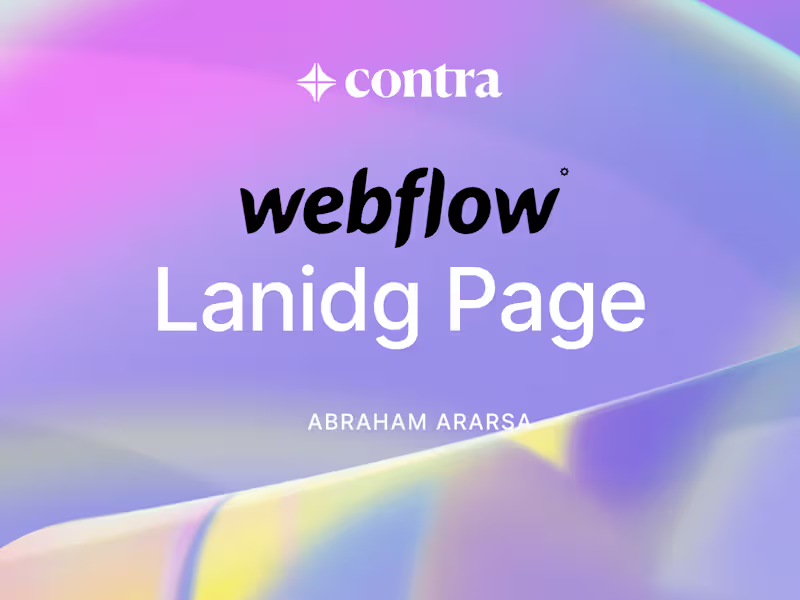 Cover image for WebFlow Development.