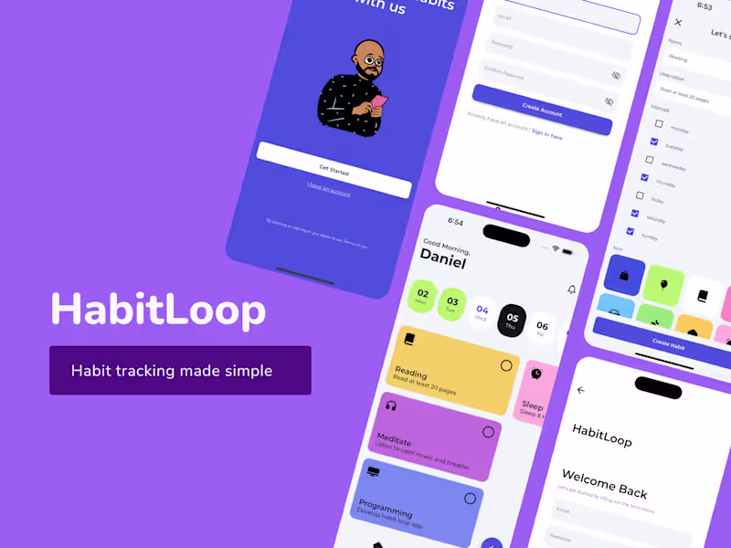 Cover image for HabitLoop: Habit tracking made simple