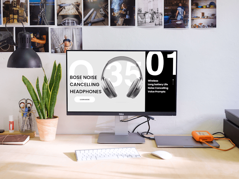 Cover image for Parallax Website for Bose Headphones