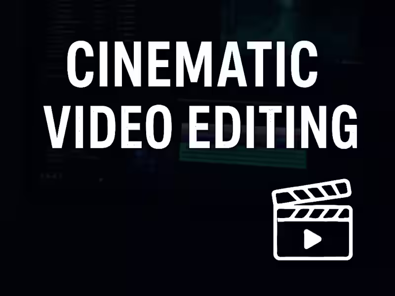 Cover image for Video Editing