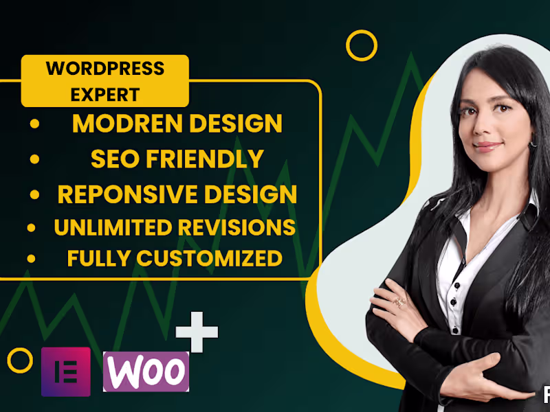 Cover image for  wordpress website development, business website or wordpress 