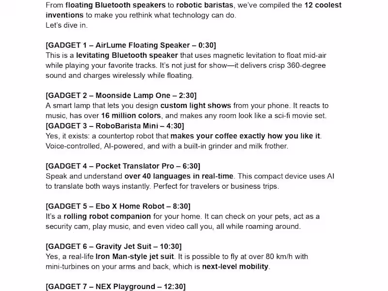 Cover image for 12 Futuristic Gadgets You’ll Instantly Want in 2025