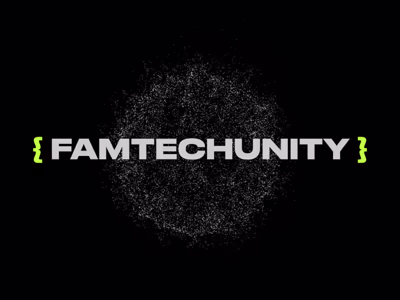 Cover image for Famtechunity Website | UX/UI & Development