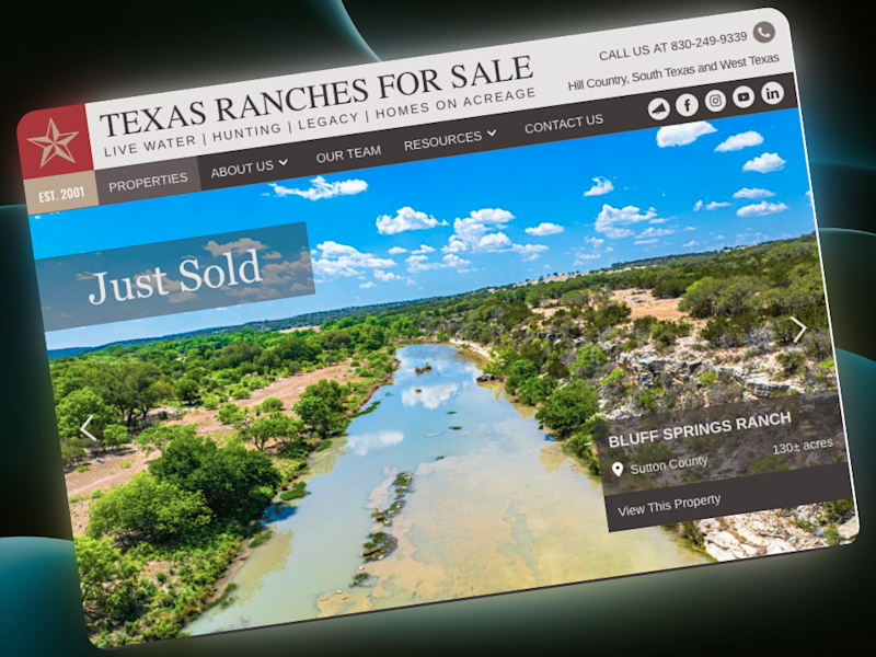 Cover image for Texas Ranches for Sale – Gatsby Website Development&Maintenance