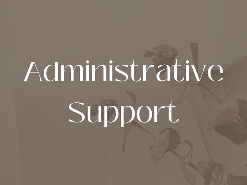 Cover image for Administrative Support