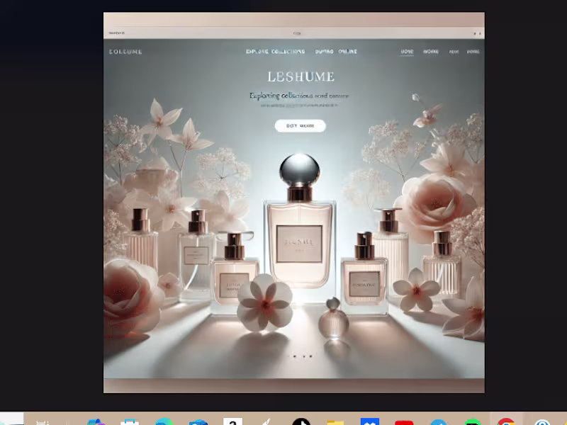 Cover image for Perfume Brand Website Design