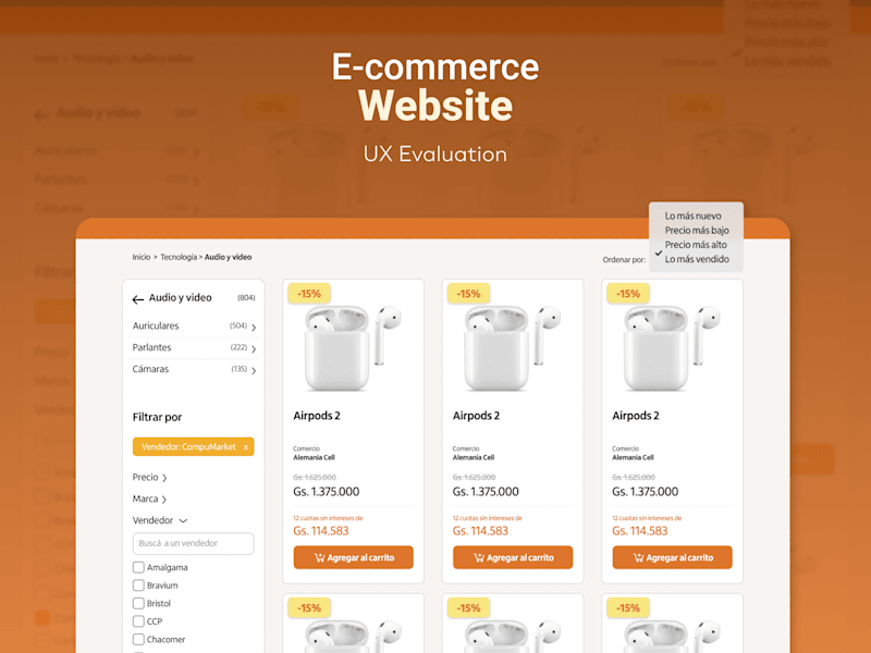 Cover image for An e-commerce website