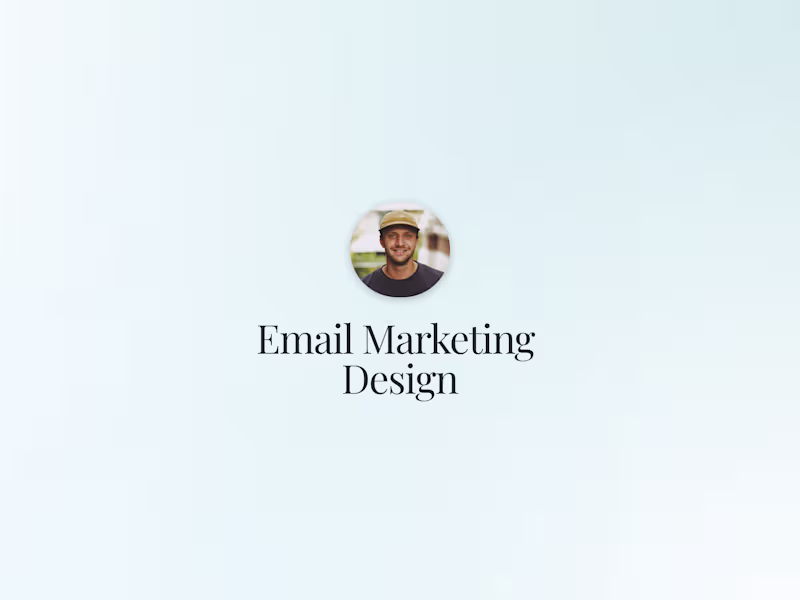 Cover image for Email Marketing Design