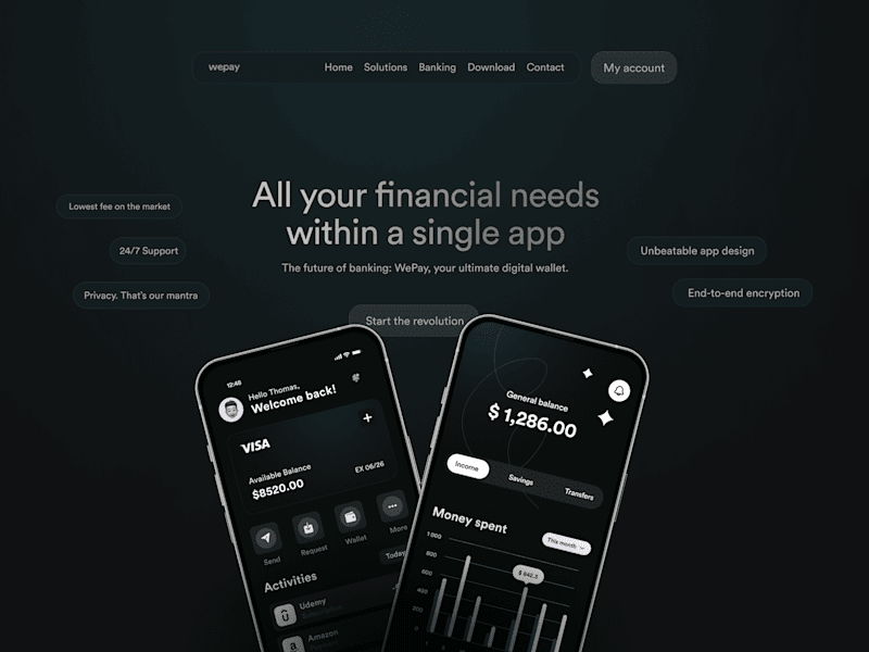 Cover image for WePay - Payment & Wallet App